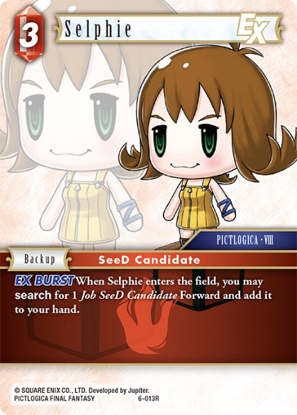 (013) Final Fantasy TCG Opus VI Single: Selphie (6-013) Rare