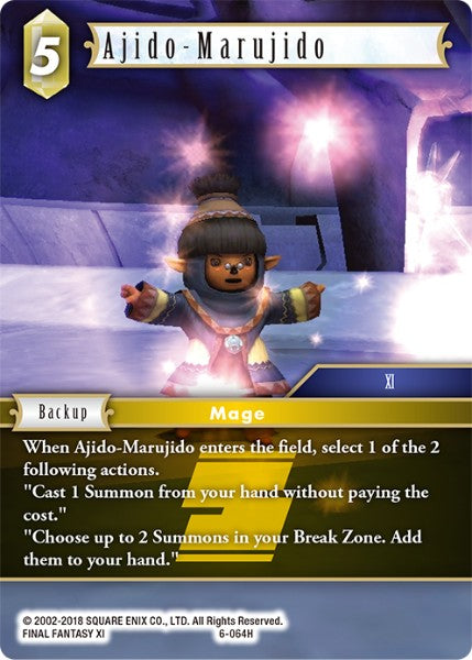 (064) Final Fantasy TCG Opus VI Single: Ajido-Marujido (6-064) Hero