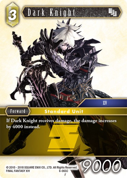 (065) Final Fantasy TCG Opus VI Single: Dark Knight (6-065) Holo Common