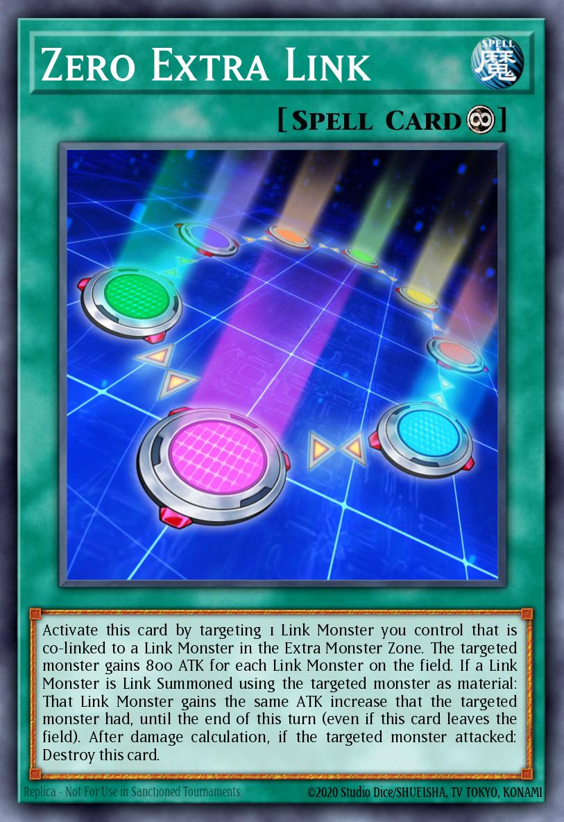 (114) YuGiOh TCG MP19: 2019 Gold Sarcophagus Tin Mega Pack Single: Zero Extra Link Common