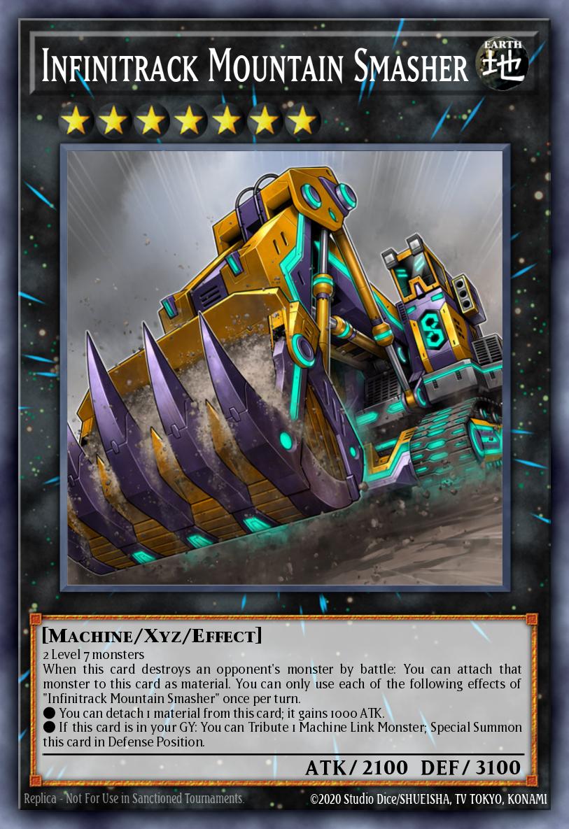 (213) YuGiOh TCG MP20: 2020 Tin of Lost Memories Mega Pack Single: Infinitrack Mountain Smasher Ultra Rare