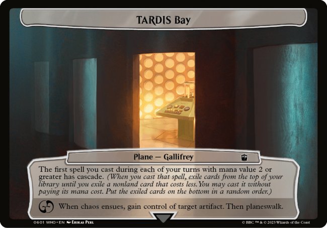 (601) Magic The Gathering Universes Beyond: Doctor Who Single: TARDIS Bay Common