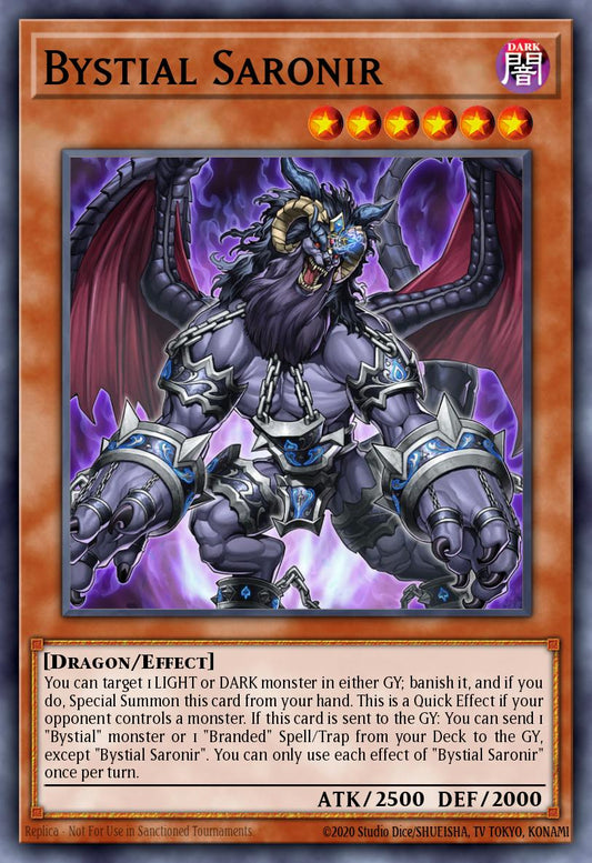 (293) YuGiOh TCG MP25: 2025 Mega-Pack Tin Single: Bystial Saronir  Ultra Rare