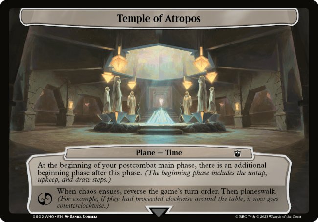 (602) Magic The Gathering Universes Beyond: Doctor Who Single: Temple of Atropos Common