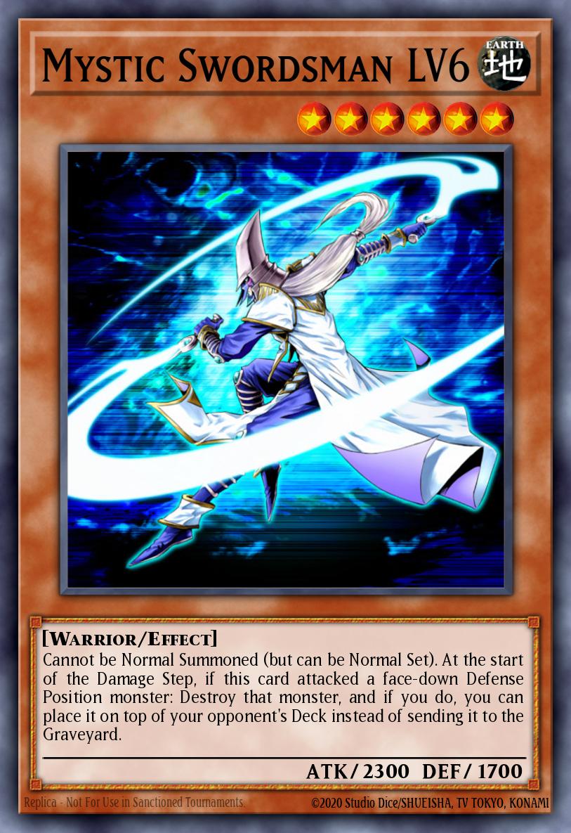 (202) YuGiOh TCG LCYW: Legendary Collection 3: Mega Pack Single: Mystic Swordsman LV6 Common