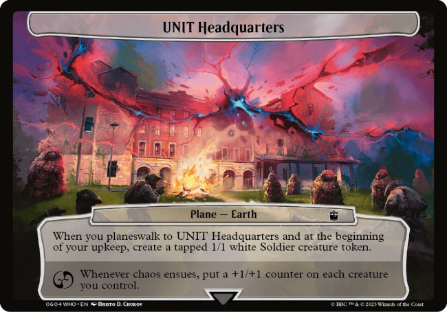(604) Magic The Gathering Universes Beyond: Doctor Who Single: UNIT Headquarters Common