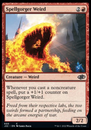 (605) Magic The Gathering Jumpstart 2022 Single: Spellgorger Weird Common