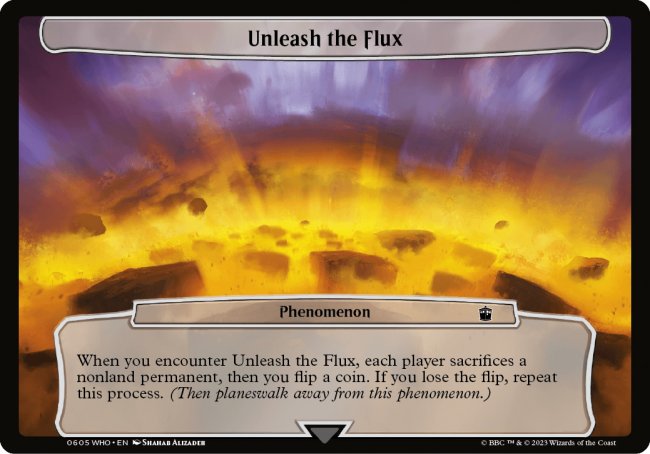 (605) Magic The Gathering Universes Beyond: Doctor Who Single: Unleash the Flux Common