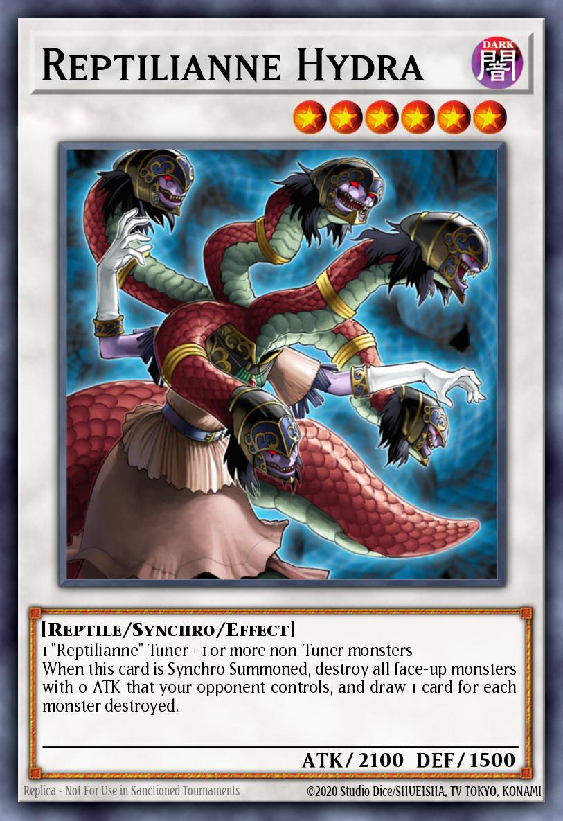 (042) YuGiOh TCG SOVR: Stardust Overdrive Single: Reptilianne Hydra Super Rare