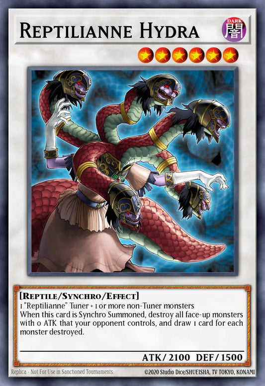 (042) YuGiOh TCG SOVR: Stardust Overdrive Single: Reptilianne Hydra  Super Rare