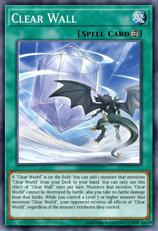 (041) YuGiOh TCG MZTM: Maze of the Master Single: Clear Wall  Super Rare