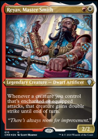 (610/361) Magic The Gathering Commander Legends: Extras Single: Reyav, Master Smith Holo Uncommon
