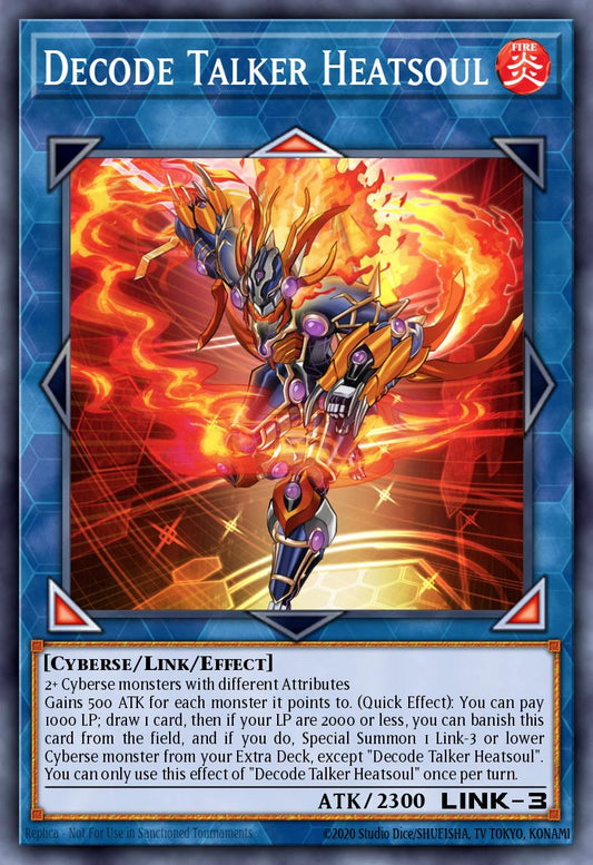 (048) YuGiOh TCG RA01: 25th Anniversary Rarity Collection Single: Decode Talker Heatsoul (V.3 - Secret Rare)  Secret Rare