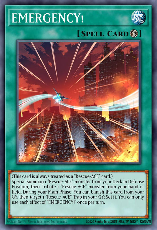 (222) YuGiOh TCG MP24: 25th Anniversary Tin: Dueling Mirrors Single: EMERGENCY!  Ultra Rare