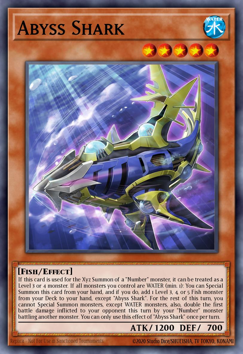 (030) YuGiOh TCG RA03: Quarter Century Bonanza Single: Abyss Shark (V.4 - Platinum Secret Rare)  Platinum Secret Rare