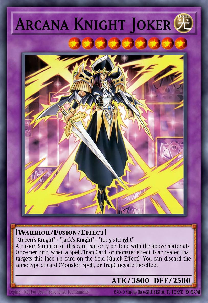 (051) YuGiOh TCG LCYW: Legendary Collection 3: Mega Pack Single: Arcana Knight Joker Secret Rare