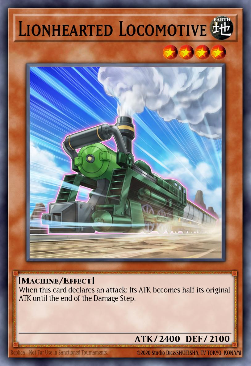 (038) YuGiOh TCG DLCS: Dragons of Legend: The Complete Series Single: Lionhearted Locomotive Common