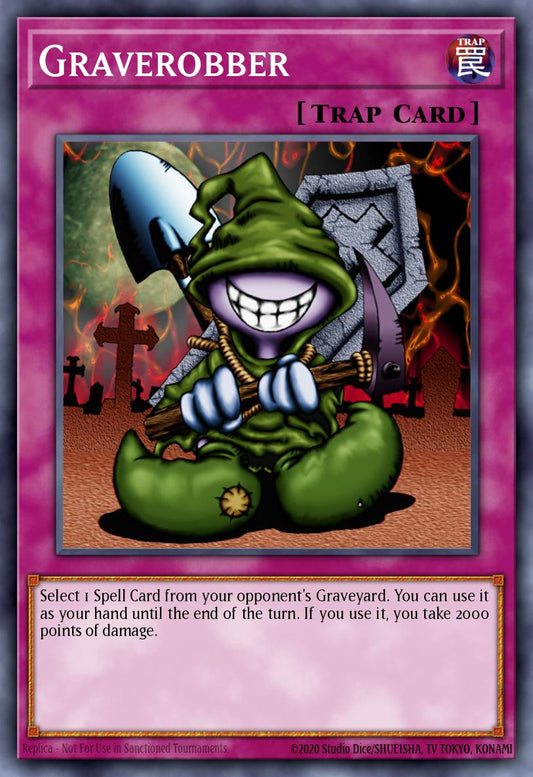 (008) YuGiOh TCG PSV: Pharaoh's Servant Single: Graverobber (V.2 - Super Rare)  Super Rare