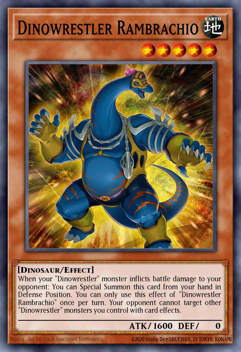 (105) YuGiOh TCG MP20: 2020 Tin of Lost Memories Mega Pack Single: Dinowrestler Rambrachio Common