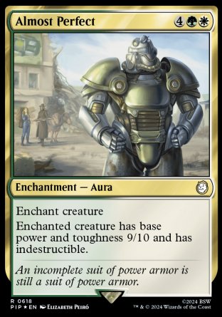 (618) Magic The Gathering Universes Beyond: Fallout: Extras Single: Almost Perfect (V.2) Rare