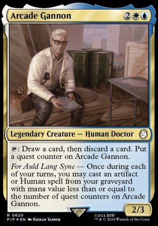 (620) Magic The Gathering Universes Beyond: Fallout: Extras Single: Arcade Gannon (V.2) Holo Rare