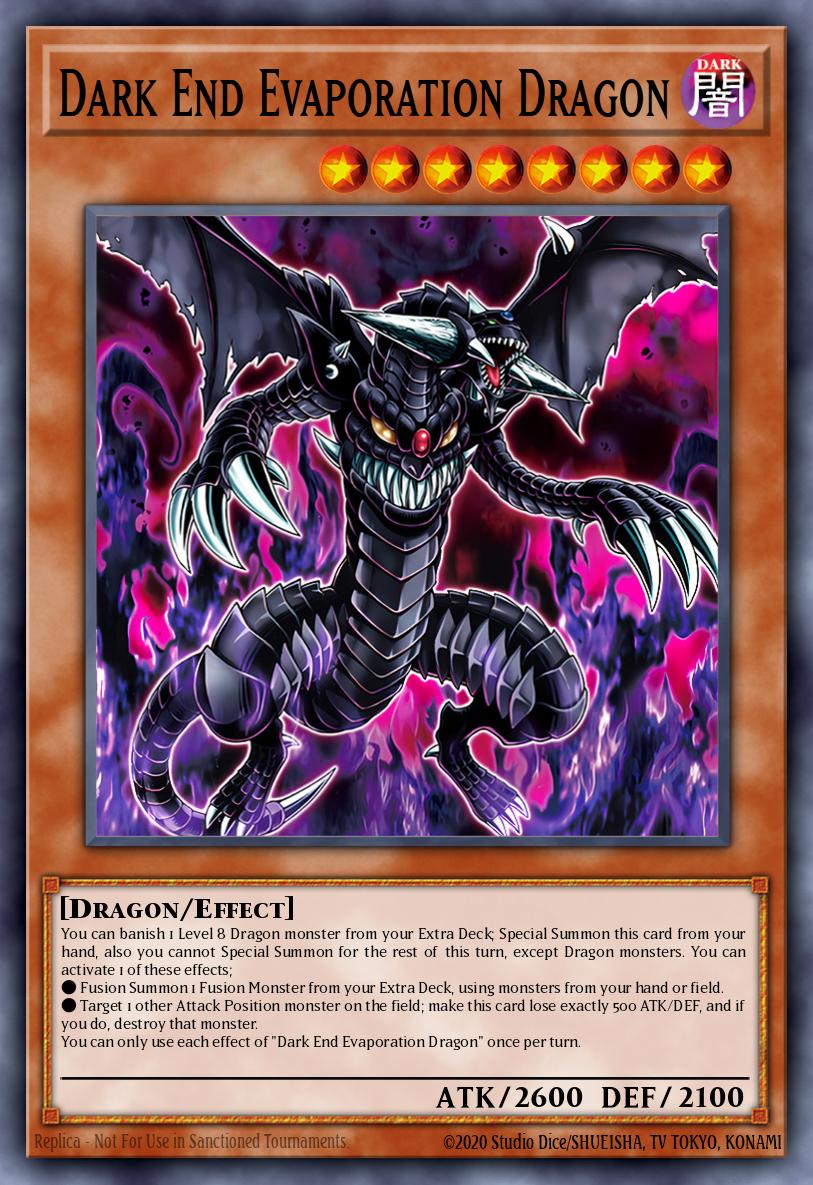(011) YuGiOh TCG INFO: The Infinite Forbidden Single: Dark End Evaporation Dragon  Common