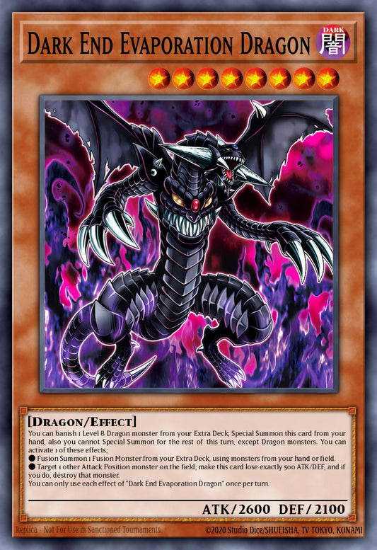 (212) YuGiOh TCG MP25: 2025 Mega-Pack Tin Single: Dark End Evaporation Dragon  Ultra Rare