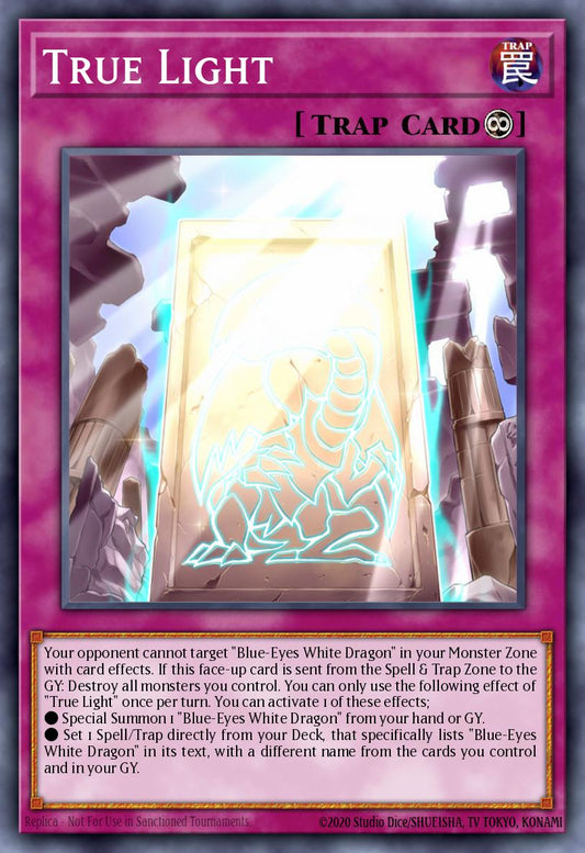 (041) YuGiOh TCG MP25: 2025 Mega-Pack Tin Single: True Light  Starlight Rare