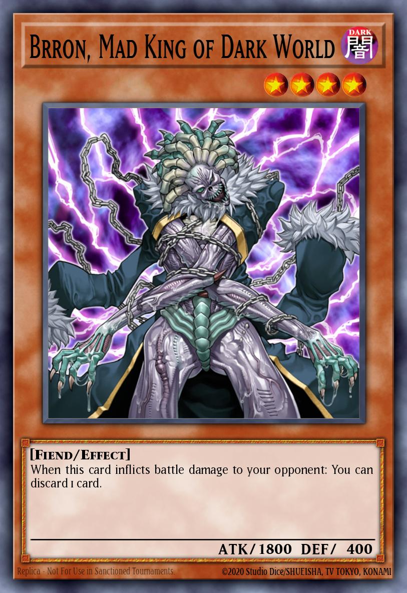 (244) YuGiOh TCG LCJW: Legendary Collection 4: Mega Pack Single: Brron, Mad King of Dark World Ultra Rare