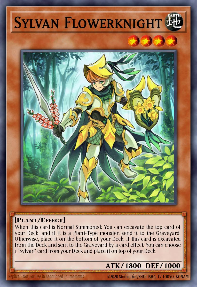 (199) YuGiOh TCG MP14: 2014 Mega-Tins Mega-Pack Single: Sylvan Flowerknight Super Rare