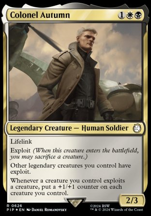 (626) Magic The Gathering Universes Beyond: Fallout: Extras Single: Colonel Autumn (V.2) Rare