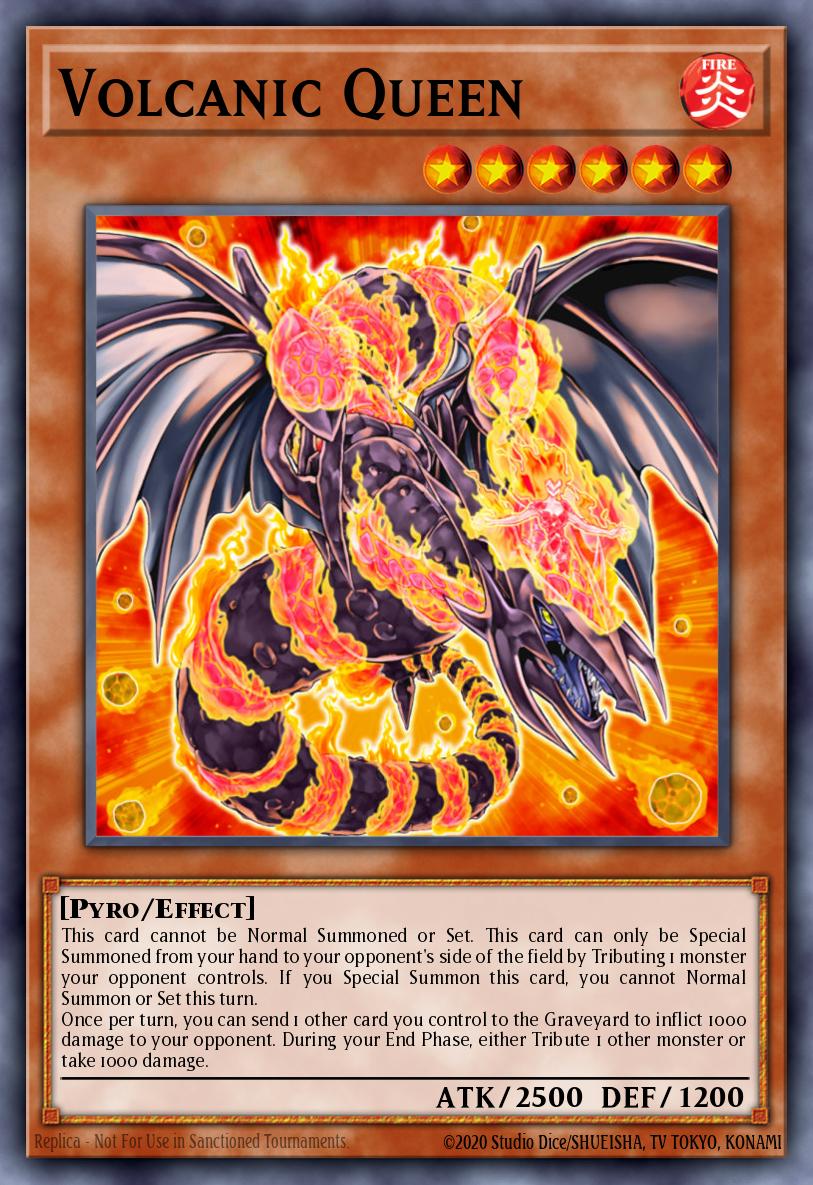 (005) YuGiOh TCG LODT: Light of Destruction Single: Volcanic Queen (V.1 - Common) Common