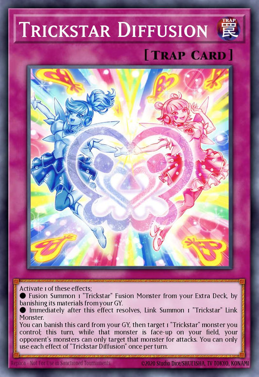 (030) YuGiOh TCG MZTM: Maze of the Master Single: Trickstar Diffusion  Rare