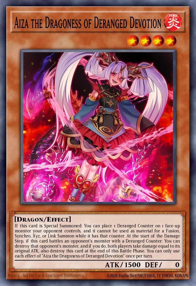 (088) YuGiOh TCG LEDE: Legacy of Destruction Single: Aiza the Dragoness of Deranged Devotion Common