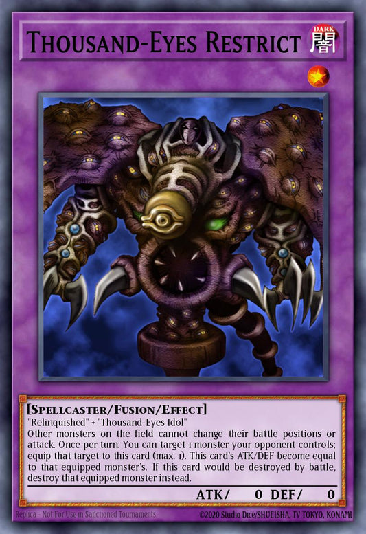 (EN084) YuGiOh TCG PSV: Pharaoh's Servant Single: Thousand-Eyes Restrict (V.3 - Ultra Rare)  Ultra Rare