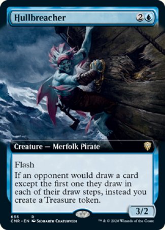 (635/361) Magic The Gathering Commander Legends: Extras Single: Hullbreacher Holo Rare