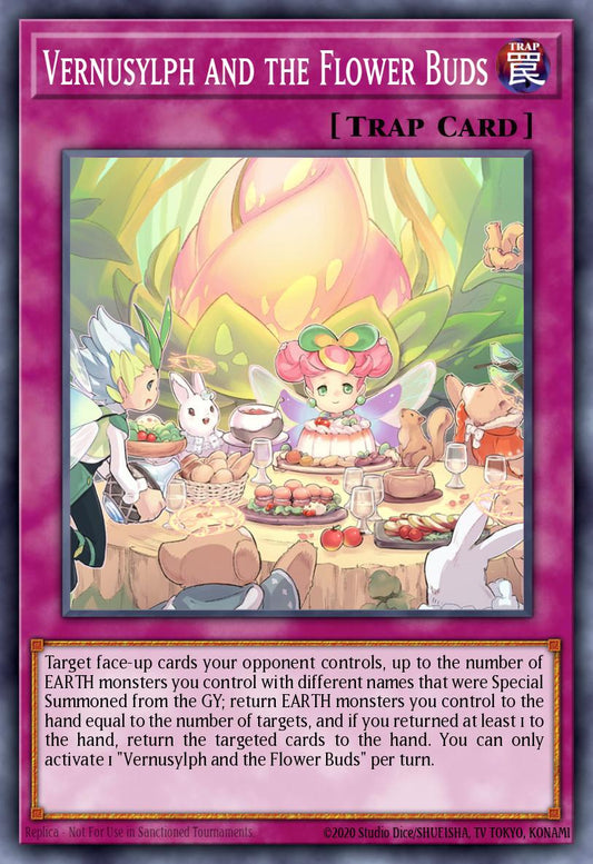 (304) YuGiOh TCG MP24: 25th Anniversary Tin: Dueling Mirrors Single: Vernusylph and the Flower Buds  Common