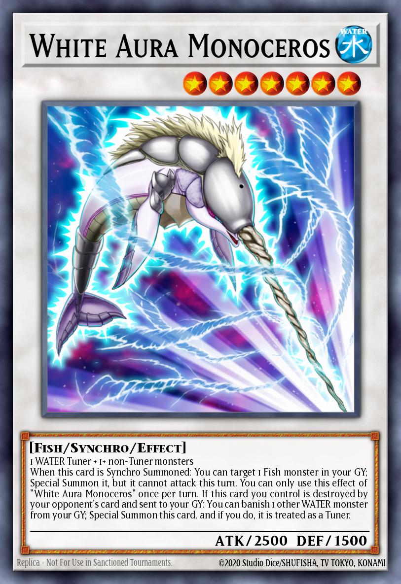 (142) YuGiOh TCG MP20: 2020 Tin of Lost Memories Mega Pack Single: White Aura Monoceros Rare