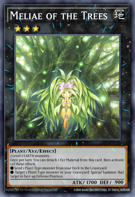 (165) YuGiOh TCG MP14: 2014 Mega-Tins Mega-Pack Single: Meliae of the Trees  Secret Rare