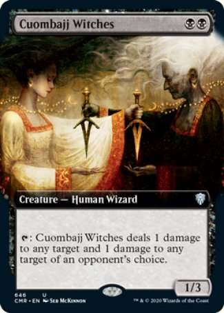 (646/361) Magic The Gathering Commander Legends: Extras Single: Cuombajj Witches Holo Uncommon