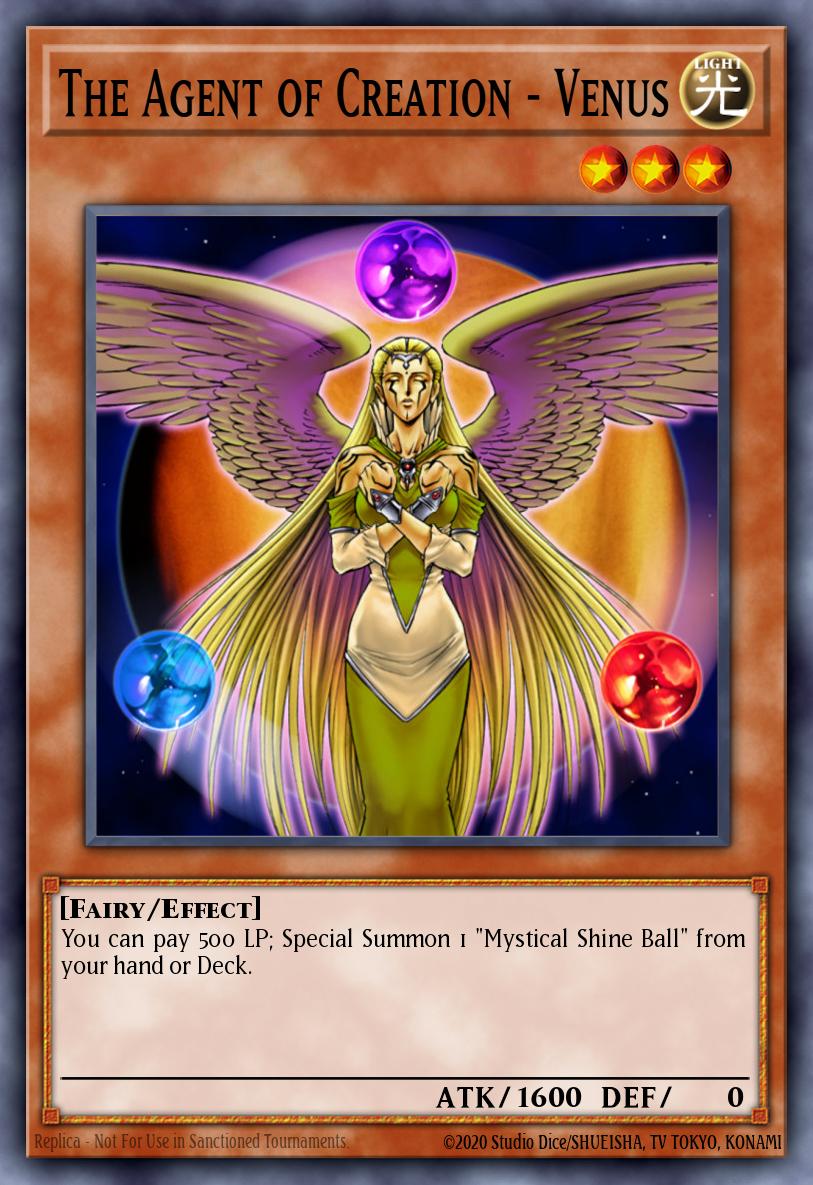 (253) YuGiOh TCG LCYW: Legendary Collection 3: Mega Pack Single: The Agent of Creation - Venus Super Rare
