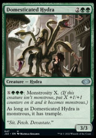 (647) Magic The Gathering Jumpstart 2022 Single: Domesticated Hydra Uncommon