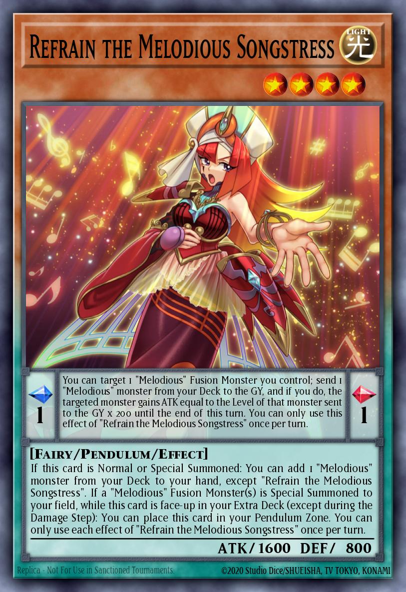 (009) YuGiOh TCG LEDE: Legacy of Destruction Single: Refrain the Melodious Songstress Common