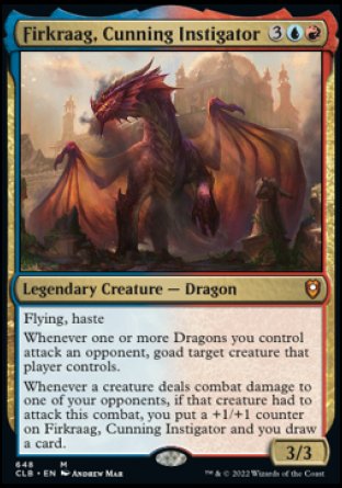 (648) Magic The Gathering Commander Legends: Battle for Baldur's Gate: Extras Single: Firkraag, Cunning Instigator (V.1) Mythic