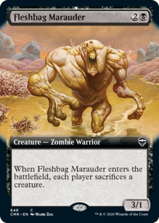 (648/361) Magic The Gathering Commander Legends: Extras Single: Fleshbag Marauder Holo Common