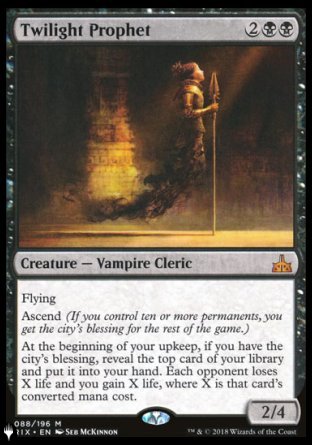 (088) Magic The Gathering The List Single: Twilight Prophet Mythic