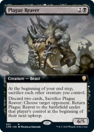 (652/361) Magic The Gathering Commander Legends: Extras Single: Plague Reaver Rare