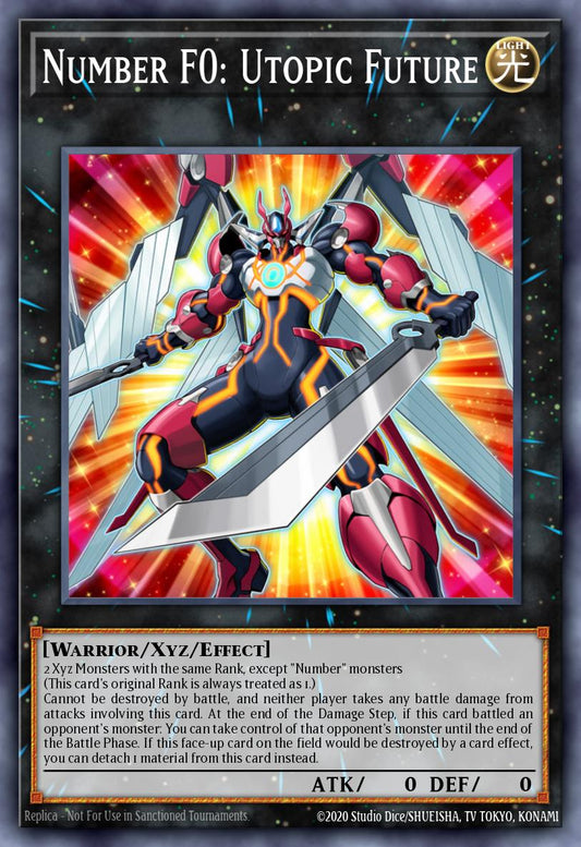 (270) YuGiOh TCG MP25: 2025 Mega-Pack Tin Single: Number F0: Utopic Future  Ultra Rare