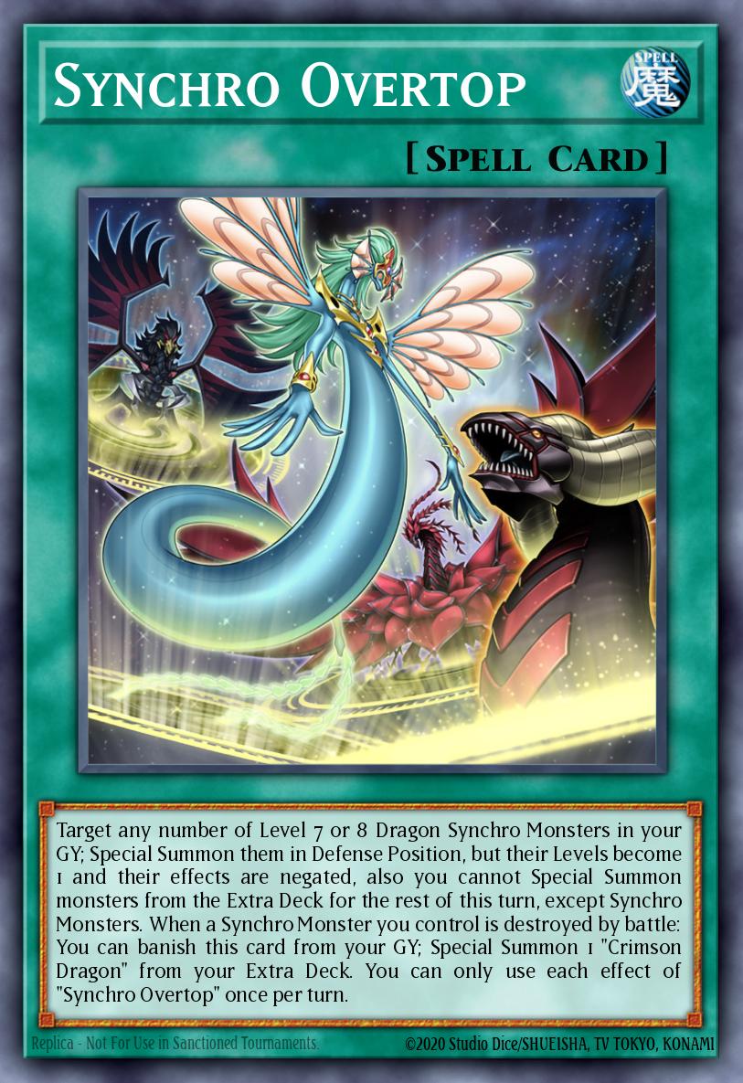 (371) YuGiOh TCG MP24: 25th Anniversary Tin: Dueling Mirrors Single: Synchro Overtop Common