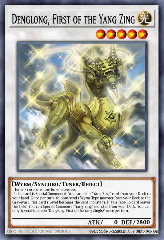 (445) YuGiOh TCG MP25: 2025 Mega-Pack Tin Single: Denglong, First of the Yang Zing  Common